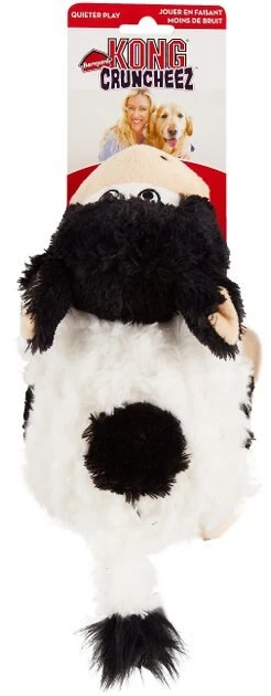KONG Barnyard Cruncheez Cow Dog Toy 7 KONG Barnyard Cruncheez Cow Dog Toy - Image 5