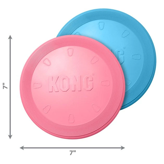 KONG Puppy Flyer Dog Toy, Color Varies 5 KONG Puppy Flyer Dog Toy, Color Varies - Image 3