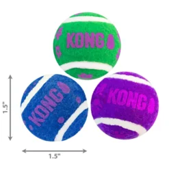 KONG Tennis Balls with Bells Cat Toy -KONG Toys Shop 91319 PT2. SY630 V1603134100