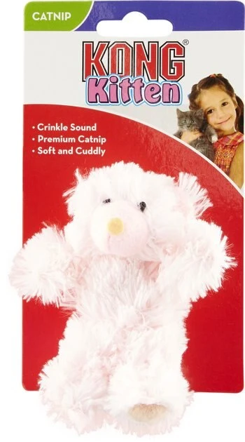 KONG Kitten Teddy Bear Cat Toy, Color Varies 6 KONG Kitten Teddy Bear Cat Toy, Color Varies - Image 4