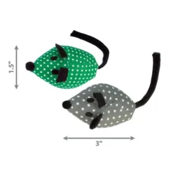 KONG Catnip Mice Cat Toy, Color Varies -KONG Toys Shop 91360 PT2. SY630 V1603135018