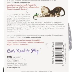 KONG Catnip Mice Cat Toy, Color Varies -KONG Toys Shop 91360 PT5. SY630 V1603167094