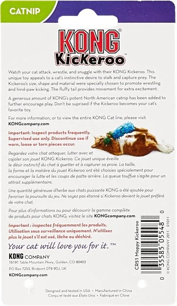 KONG Moppy Kickeroo Cat Toy 7 KONG Moppy Kickeroo Cat Toy - Image 5